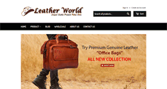 Desktop Screenshot of leatherworldonline.net